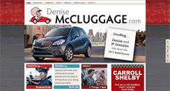 Desktop Screenshot of denisemccluggage.com