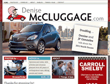 Tablet Screenshot of denisemccluggage.com